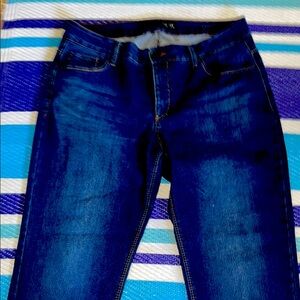 Dark Blue Denim Jeans
